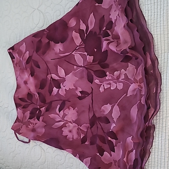 Randolph Duke 4-piece Silk jacket/blouse/scarf/print skirt. Size 6. Fits 4-6. - Picture 10 of 11